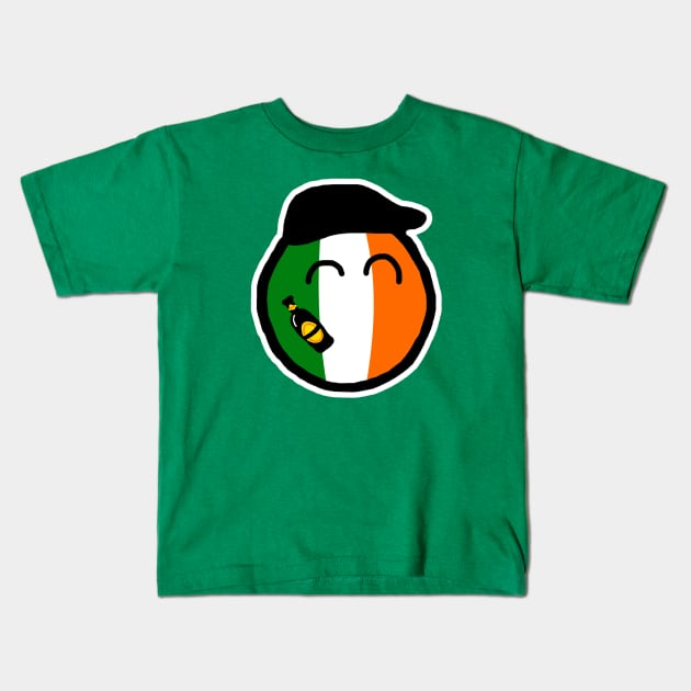 Irelandball Kids T-Shirt by Graograman